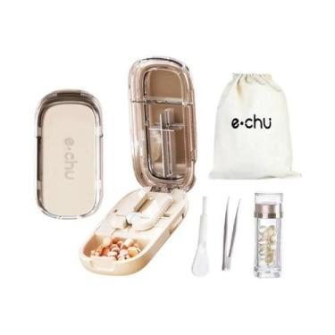 Imagem de Cortador De Comprimidos Com Compartimento De Armazenamento E Organizad