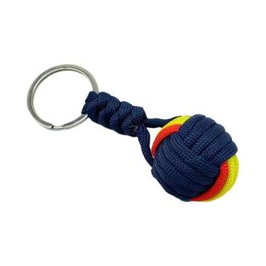 Imagem de Chaveiro De Sobrevivência Ao Ar Livre, Corda De Paraquedas Militar Tra