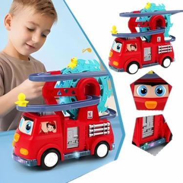 Imagem de Caminhão Bombeiro Infantil com Luzes e Som Brinquedo Interativo e Educ