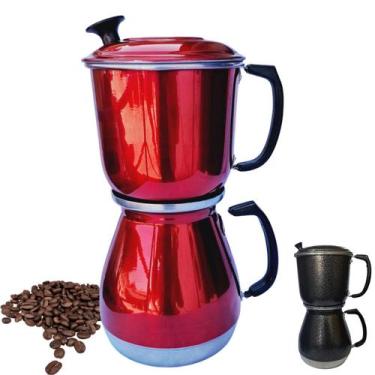 Imagem de Cafeteira Italiana a Vapor Manual 1,6 Litros Alumínio Extra Cafeteira 