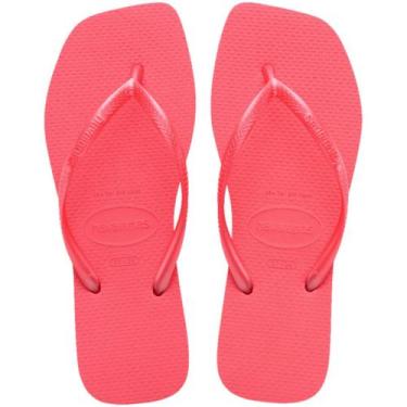 Imagem de Chinelo Havaianas Slim Square Original, CORAL/TROPICAL, 35/36