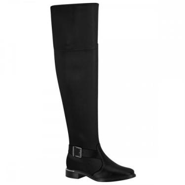 Imagem de Bota Vizzano 3077127 Montaria Over The Knee Feminino, Preto, 36