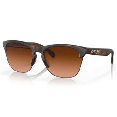Imagem de Óculos de Sol Oakley Frogskins Lite Matte Brown Tortoise Prizm Gradient-Unissex