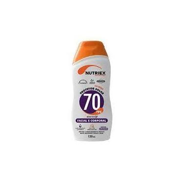 Imagem de Protetor Solar Nutriex FPS 70 Facial e Corporal 120ml - Nutriex