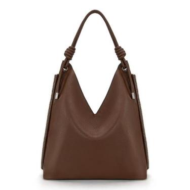 Imagem de Bolsa Hobo Montana West MWC-569BR para Mulheres em Couro PU