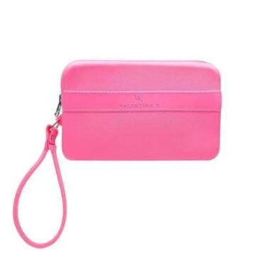 Imagem de Carteira Slim Feminina Ziper Correia de Pulso Dia a Dia-Feminino
