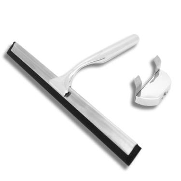 Imagem de Rodo Rodinho Para Pia Inox 26cm Com Suporte Mimo Style Limpa Vidro Box