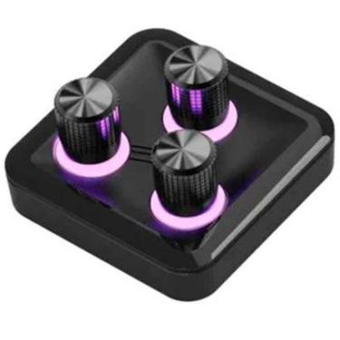 Imagem de Módulo de Controle Cooler Master para MasterHub, 3 Knobs Customizáveis, com LED RGB- MHKB03AA22-Unissex