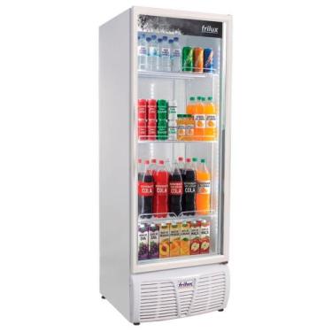 Imagem de Refrigerador Expositor Vertical Frilux 570 Litros Branco Porta de Vidr