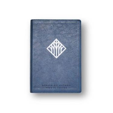 Imagem de Livro - Bíblia de Estudo Thomas Nelson NVI, Capa luxo azul, Leitura Pe
