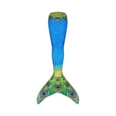 Imagem de Fantasia De Sereia Para Crianças E Adultos, Traje De Natação Com Monof