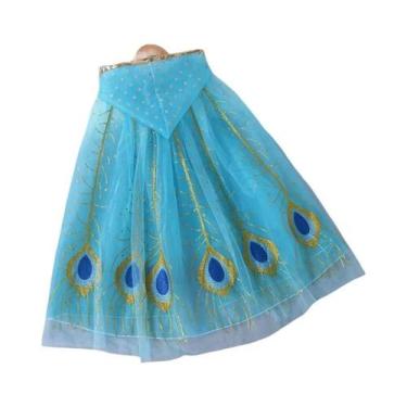 Imagem de Fantasia De Princesa Jasmine Para Crianças, Conjunto De Duas Peças, Fa