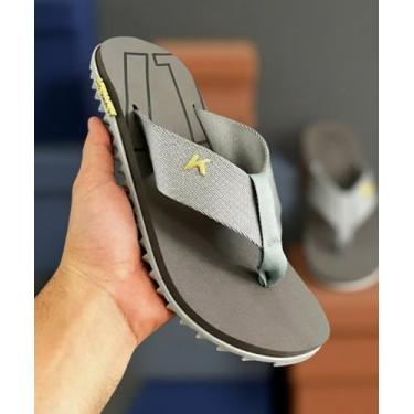 Imagem de chinelo Sandália Kenner Masculino Kivah L7 Mais Vendido, Verde bb cinz