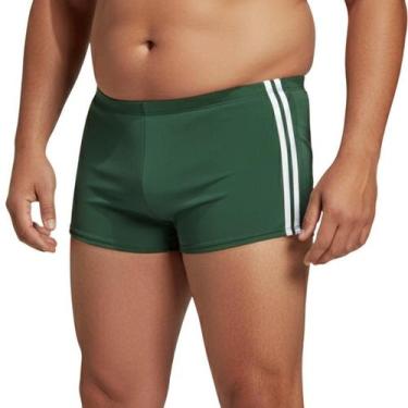 Imagem de Sunga Boxer Masculina Adulto Plus Size Liso Box Tamanho Grande Forrada