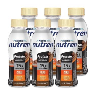 Imagem de Pack 6 Unds Suplemento Alimentar Nestlé Nutren Protein 260ml-Unissex