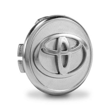 Imagem de Calotinha Meio Centro Tampa Miolo Roda Toyota Etios Corolla Cromada - 
