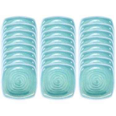 Imagem de 24 Pratos Raso em Melamina Espiral Luxo para Restaurante 24,5cm - Fx