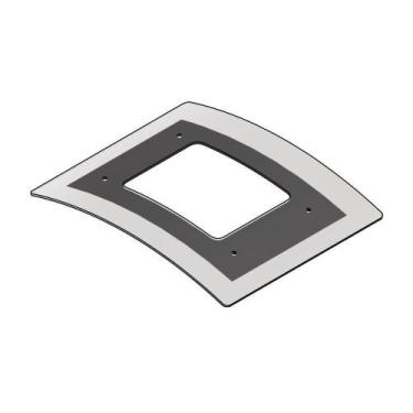 Imagem de Vidro Curvo Para Coifa De Ilha 90Cm - FOGATTI