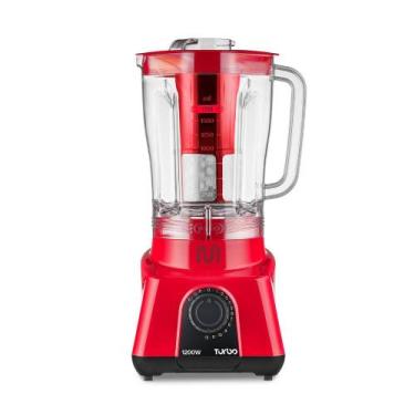 Imagem de Liquidificador 2,6L Turbo Vermelho 1200w-127v com 12 Velocidades Multi