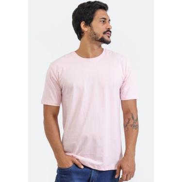 Imagem de Camiseta Básica Masculina Reforçada Ombro a Ombro Algodão - Techmalhas