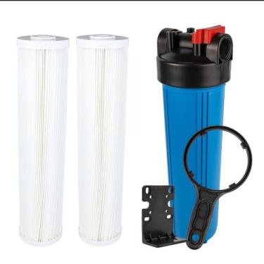 Imagem de Filtro Big Blue 20'' Chave E Suporte Com 2 Refil Plissado - Royal B&B