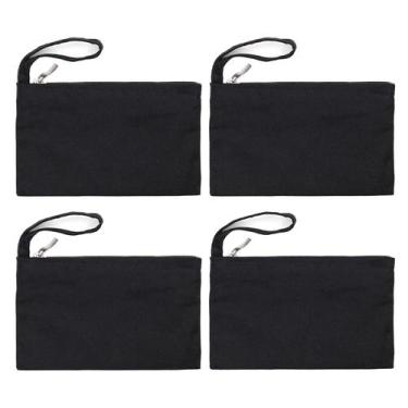 Imagem de Bolsa de maquiagem Wristlet Clutch, lona de algodão, Yingkor Pack-2, a
