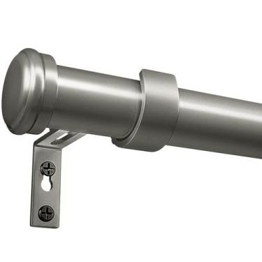 Imagem de Varão de Cortina Zeerobee Ajustável 81-610 cm Resistente Cinza
