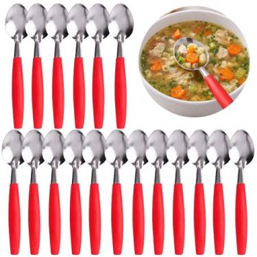 Imagem de Conjunto 30 Colheres de Sopa Inox Cabo Resistente Premium - Top, 1