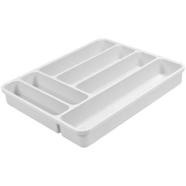 Imagem de Organizador de Talheres Coza Perfect 36 x 30 x 5 cm Branco