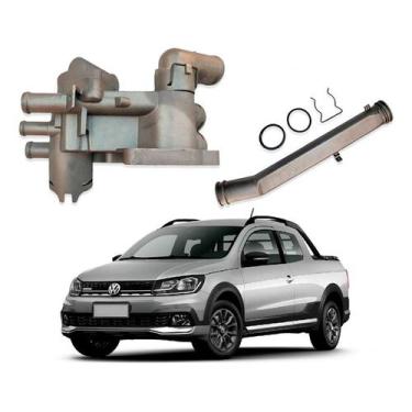 Imagem de Carcaça Da Valvula Com Tubo Saveiro Cross 1.6 8v 2018 A 2021 - Columbi