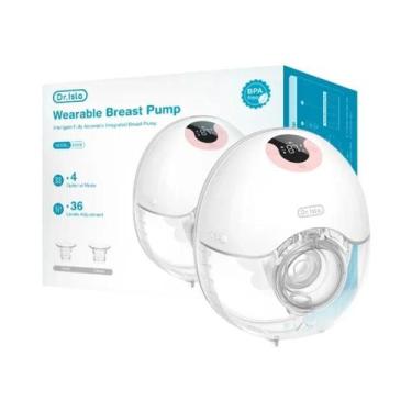 Imagem de Bomba De Leite Elétrica Portátil Sem Fio Com Display LED Leve, 4 Modos