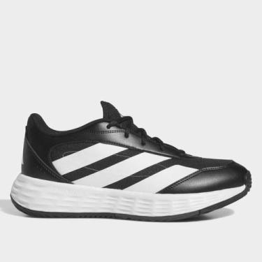 Imagem de Tênis Adidas Gamechaser Masculino, Preto, Branco, 42