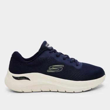 Imagem de Tênis Skechers Arch Fit 2.0 Masculino, Azul escuro, 42