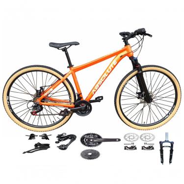 Imagem de Bicicleta Aro 29 Absolute Nero 5 Kit 2x9 Gta Sunrun K7 Freio A Disco Garfo Com Trava Mo...