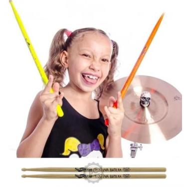 Imagem de Baqueta Spanking by Zellmer Signature Bibi Na Batera Padrão Infantil e