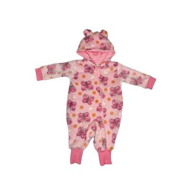 Imagem de Macacão Bebê em Fleece com Capuz Brilha no Escuro - Otolina My Baby, R