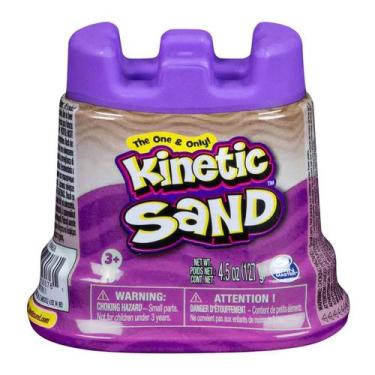 Imagem de Areia Cinética Roxa 127g - Kinetic Sand - Sunny Brinquedos
