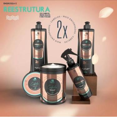 Imagem de Kit Capilar Engrossa Cabelo - Hábito Cosméticos - HABITO COSMETICOS