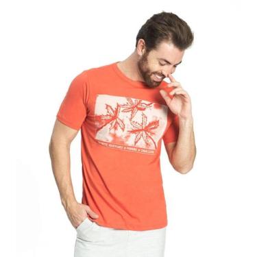 Imagem de Camiseta Masculina Rovitex Laranja - Rovitex Plus Size