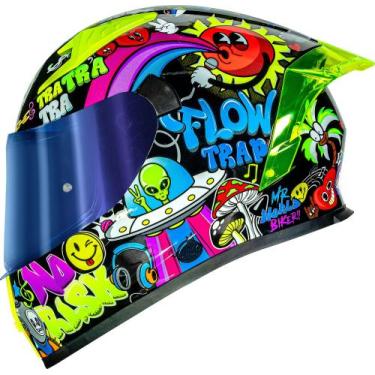 Imagem de Norisk Flow Trap Preto Brilho Segurança E Estilo, 56