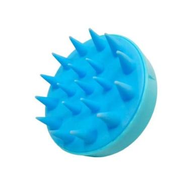 Imagem de Escova Massageadora para Cabelo Azul 8cm - Quanhe