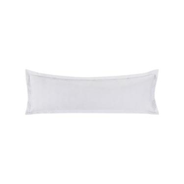 Imagem de Porta Travesseiro King Percal 180 Fios Matelado com Zíper 90x50cm Avul