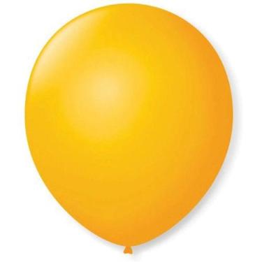 Imagem de Balão n9 50 un amarelo sol São Roque