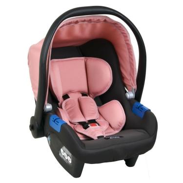 Imagem de Bebê Conforto Touring X de 0 Até 13kg Cinza e Rosa com Capota Removível e Cinto 3 Pontos Burigotto