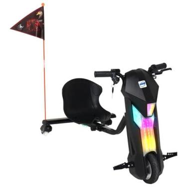 Imagem de Triciclo Elétrico Drift 36V 250W Black Bel com LED Bluetooth 3 Velocid