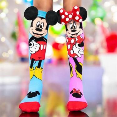 Imagem de Meias 3D Infantil Maluca Divertida Personagens oi - Mic&Minnie, Mic&am