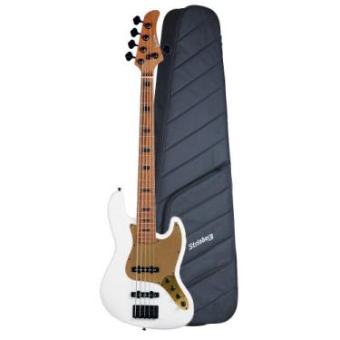 Imagem de Baixo Strinberg JBS155AD Pearl White Signature Aninha Deleones Ativo 5