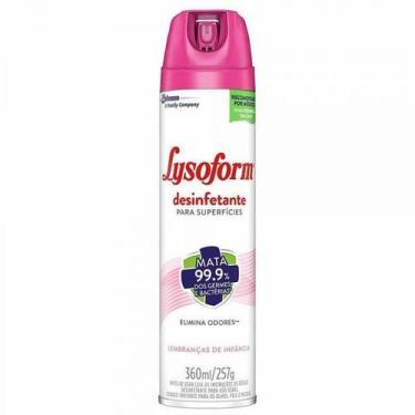 Imagem de Desinfetante Lysoform Lembranças de Infância Aerosol 360ml