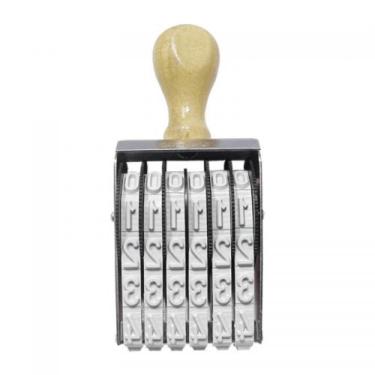 Imagem de Carimbo Numerador 10mm Com 6 Fitas - Gomesan