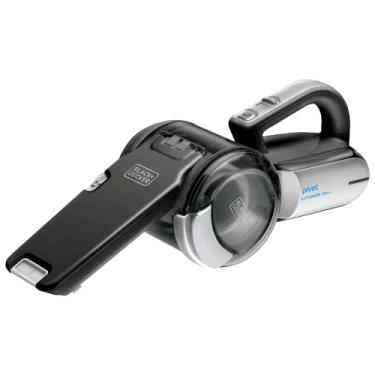 Imagem de BLACK+DECKER Aspirador portátil dustbuster PIVOT VAC sem fio, aspirador de mão para dormitório, carro e casa, portátil com ferramenta de fenda e bocal pivô (BDH2000PL)